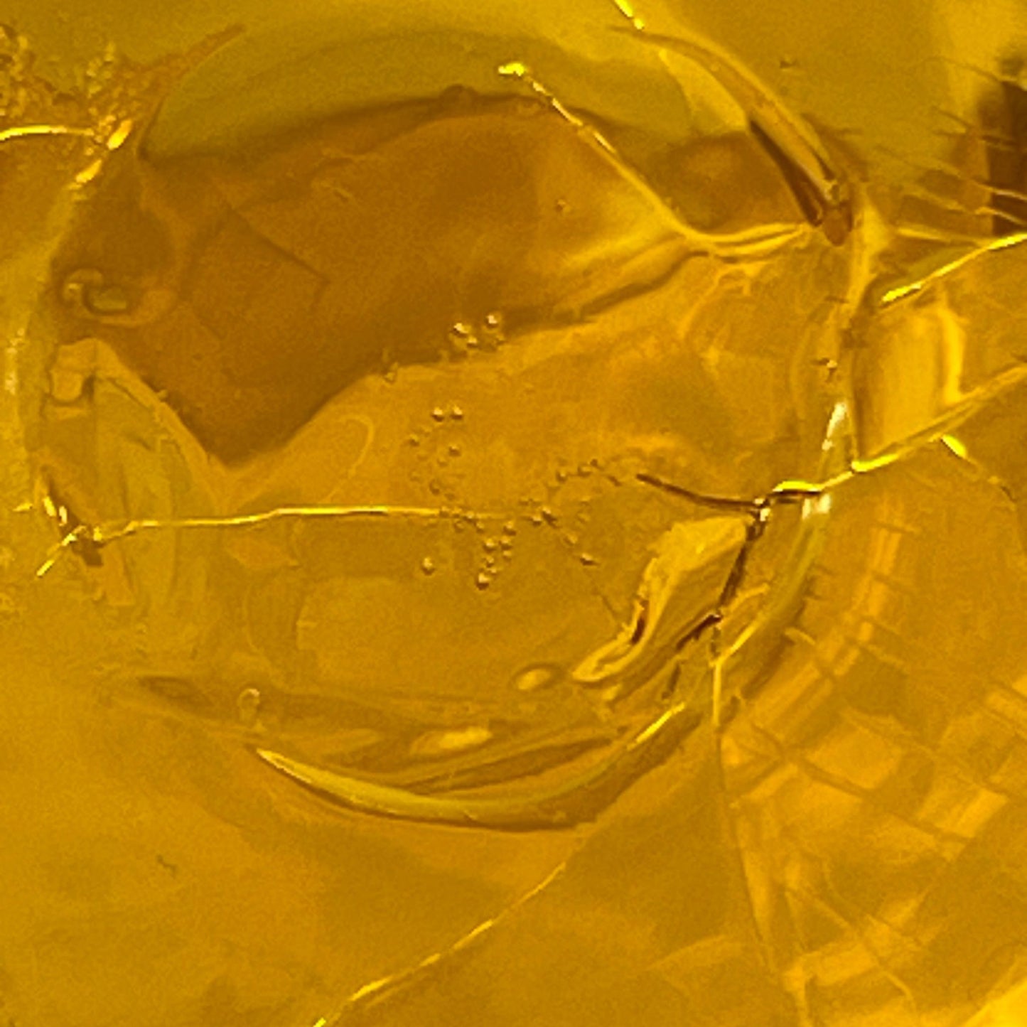 1960s Blenko Amber Crackle Glass Pitcher – Hand Blown