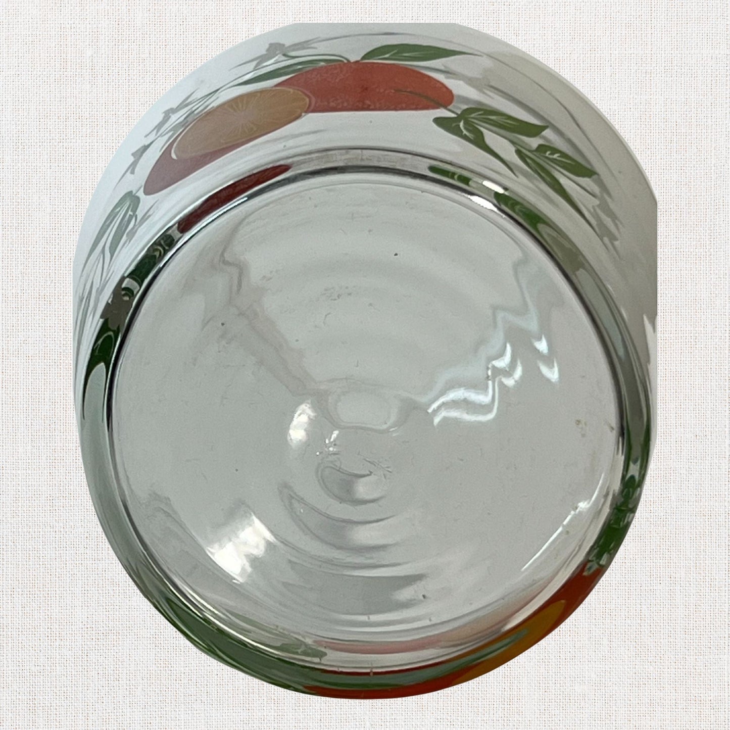 Vintage Glass Juice Carafe – Likely Anchor Hocking, No Lid